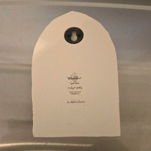 Vintage 2002 Willow Tree Holy Family Plaque Hand Painted by Artist Susan Lordi - Picture 2 of 2